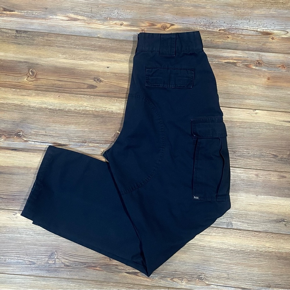 5.11 Tactical Series 74003 Mens Large 35.5 X 30 Navy Blue Cargo Pants Workwear